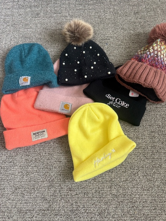 Carhartt Accessories - Carhartt Kids Teal Knit Beanie with Logo Patch